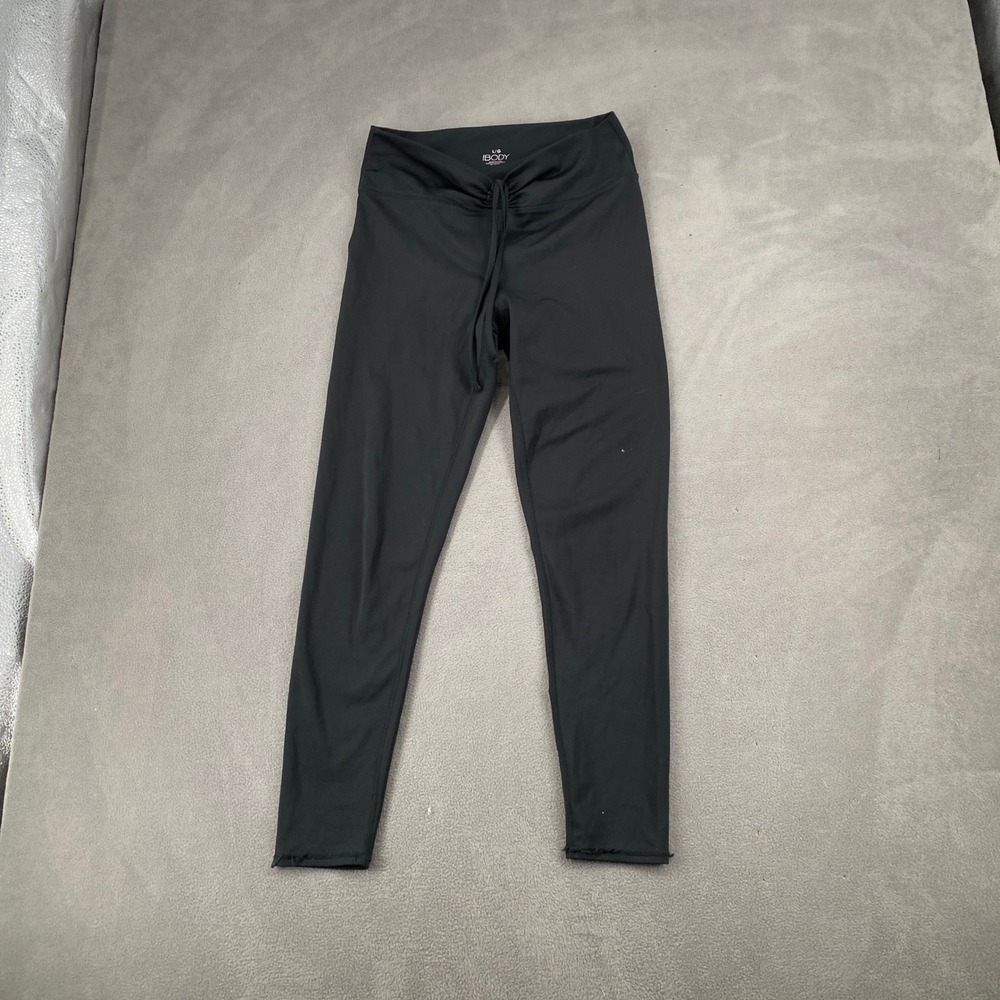 Cotton On Body Black V-Waist Cinched Front Active Leggings Large